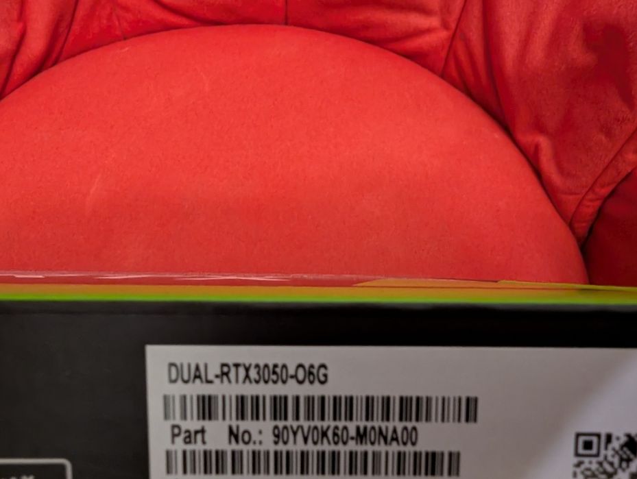 НОВА видеокарта ASUS Dual GeForce RTX 3050 OC с 6GB GDDR6 видеопамет