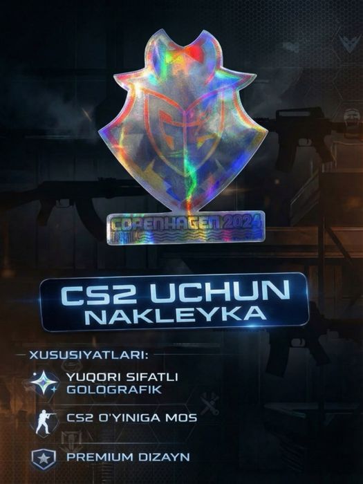 nakleyka cs, cs2