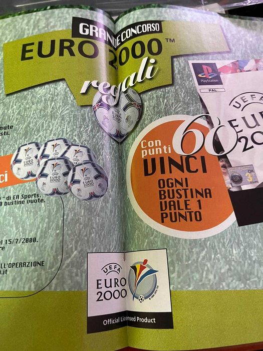 Panini EURO 2000 album in stare near mint