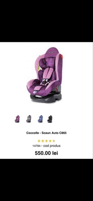 Scaun auto cocolle