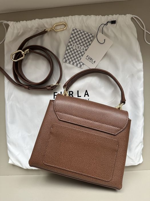 Дамска чанта Furla 1927 в кафяв цвят