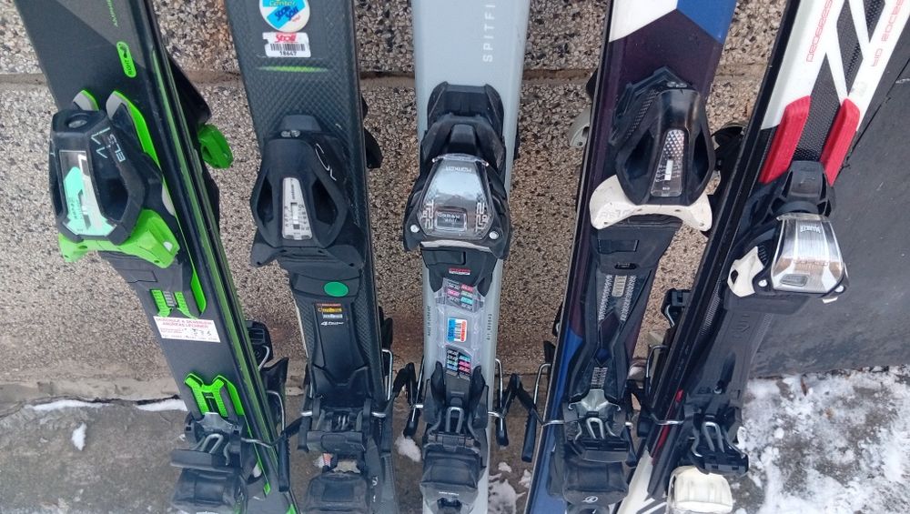 Ски с автомати 150 см. в топ състояние