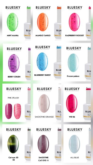 Нови гел лакове BLUESKY