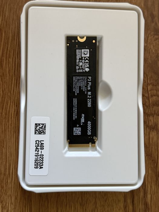 Crucial P3 Plus 4TB Nvme