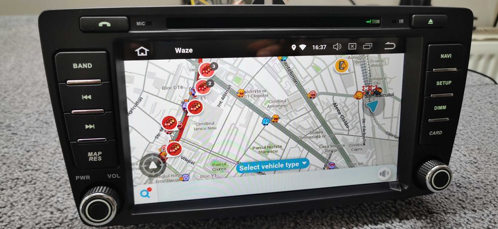 Navigatie Skoda Octavia 2 ANDROID OCTACORE 32GB/4GB