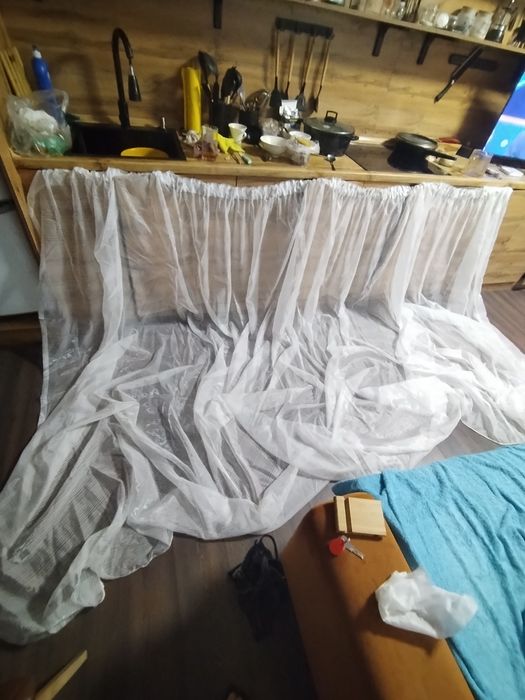 Тюль  цвет белый  есть другие