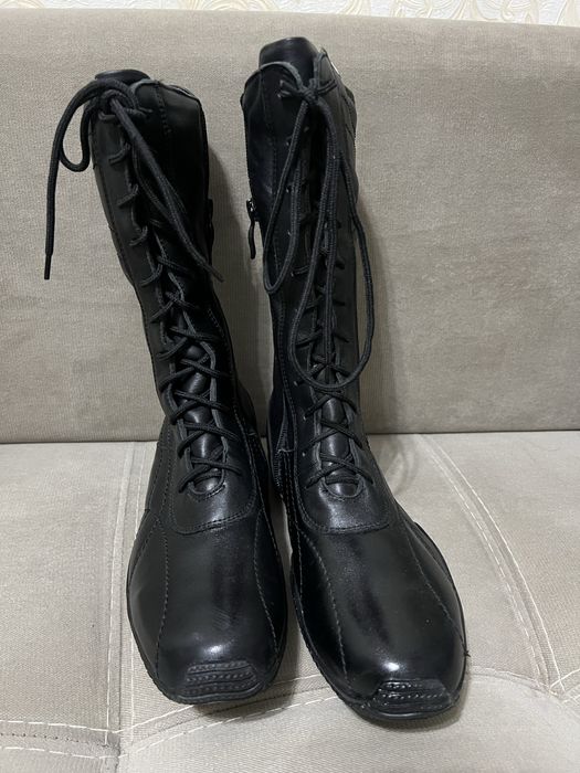 Ботинки зимние кожаные новые