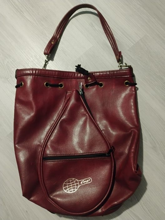 Geanta piele tenis