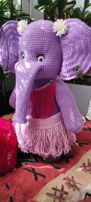 Вязаная игрушка "Слоник Моана"