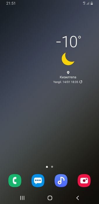 Samsung s9+xolati yaxshi rangi qora