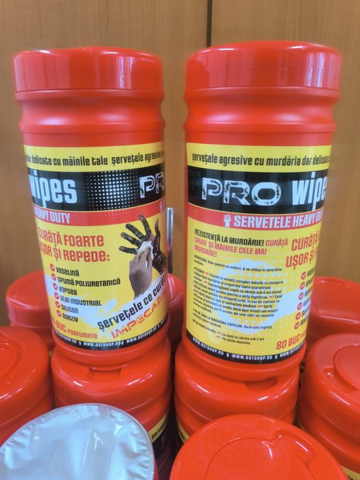 Șervețele PRO WIPES Heavy Duty