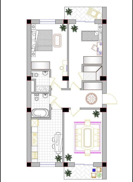 Eco House Продается 4 комнатная квартира ул.Шота Руставели/Мукимий