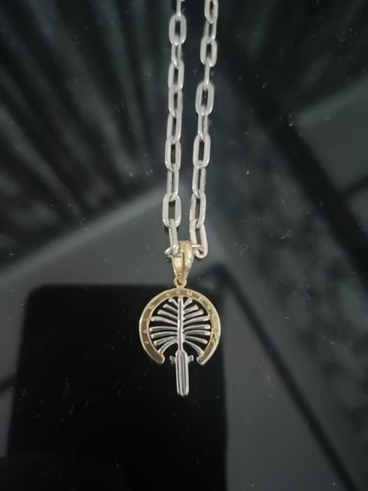 Цепочка с кулоном 18 карат