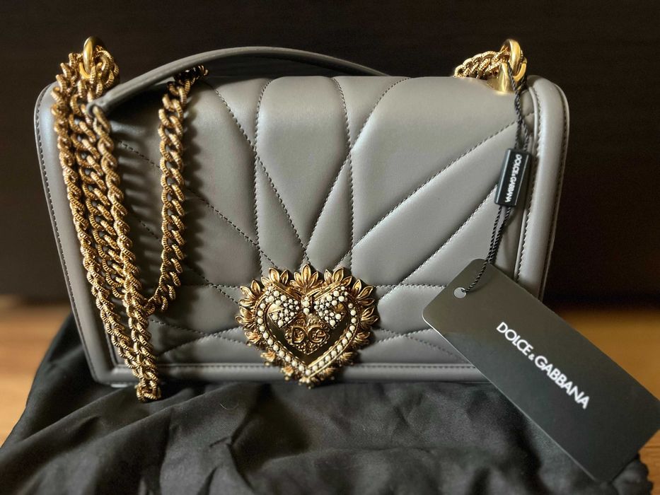 Geantă Dolce & Gabbana din piele, nefolosită – cutie, certificat și accesorii