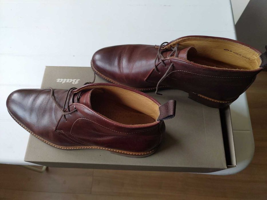 Мъжки боти Bata, естествена кожа №41 (отговаря на 42)