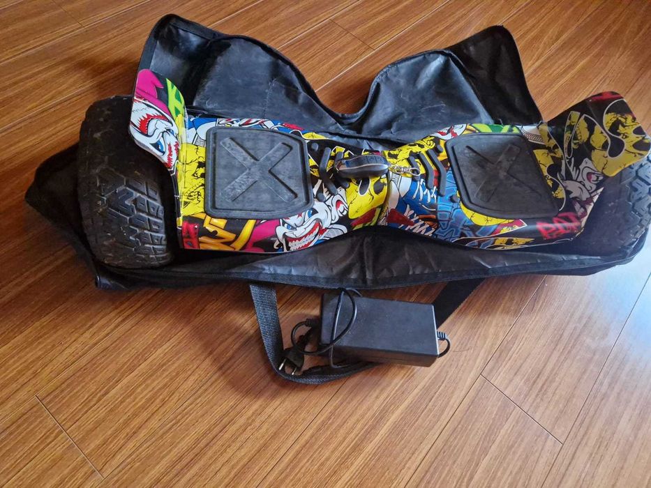 Hoverboard multicolor cu luminițe si Bluetooth