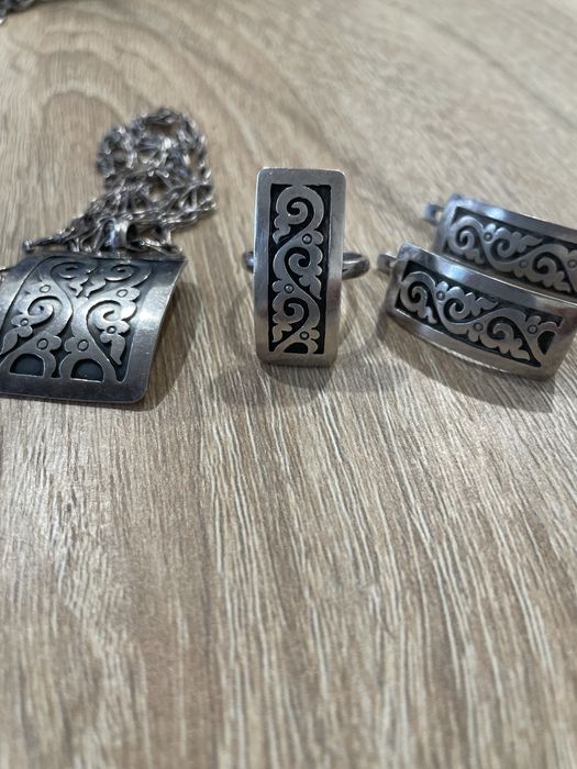 Продам набор серебро ручной работы
