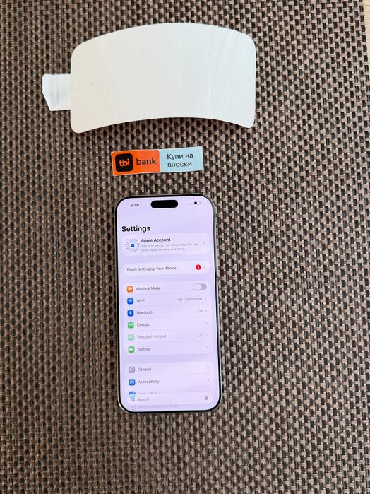 НОВ! 100% Бат iPhone 16 Pro MAX лизинг от 34€ /мес  White Titanium 256