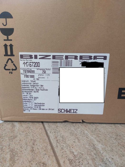 Vand Cantar Bizerba XC100