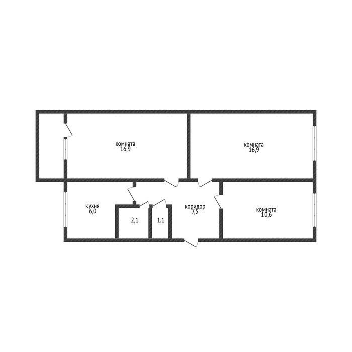 Продам 3-ком Западный мкр