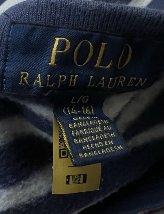Стилна Ralph Lauren Polo Bear блуза на райе