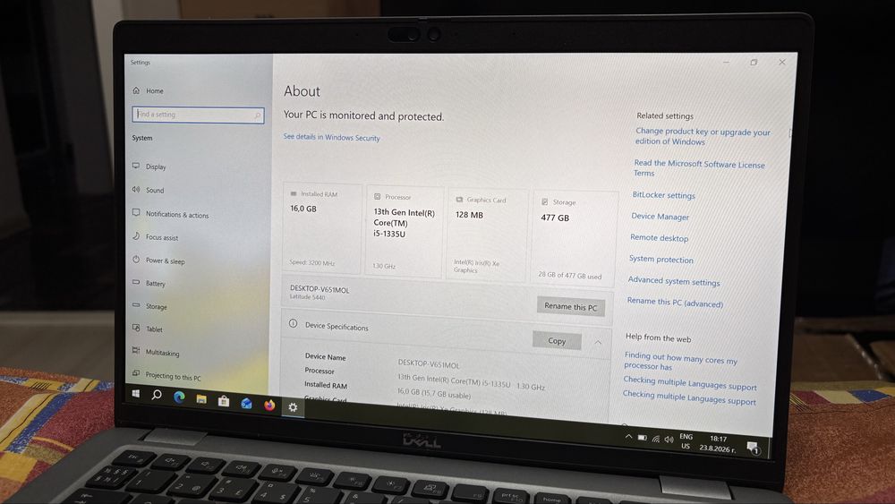 Dell Latitude 5440 – бизнес лаптоп в идеално състояние