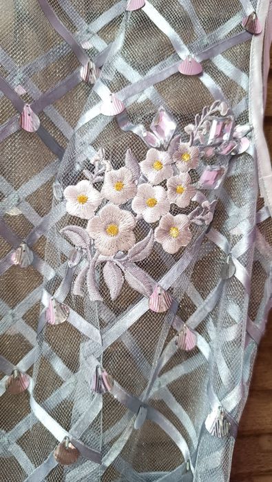 Rochiță de seara lucrata manual noua