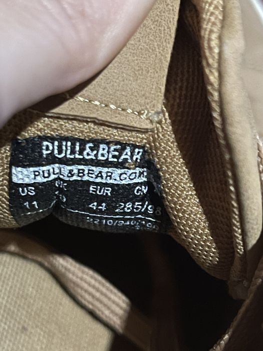 Мъжки кожени спортни обувки Pull and Bear 44