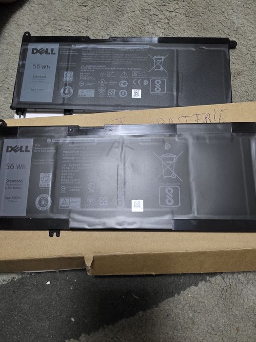 Bateri noi leptop dell cele din imagine pret 100ron