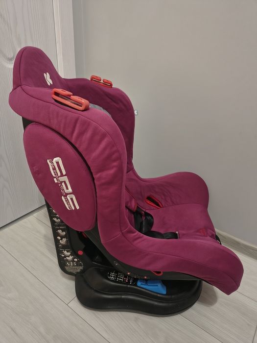 KIKKA BOO Стол за кола 0-25 кг. HOOD RASPBERRY