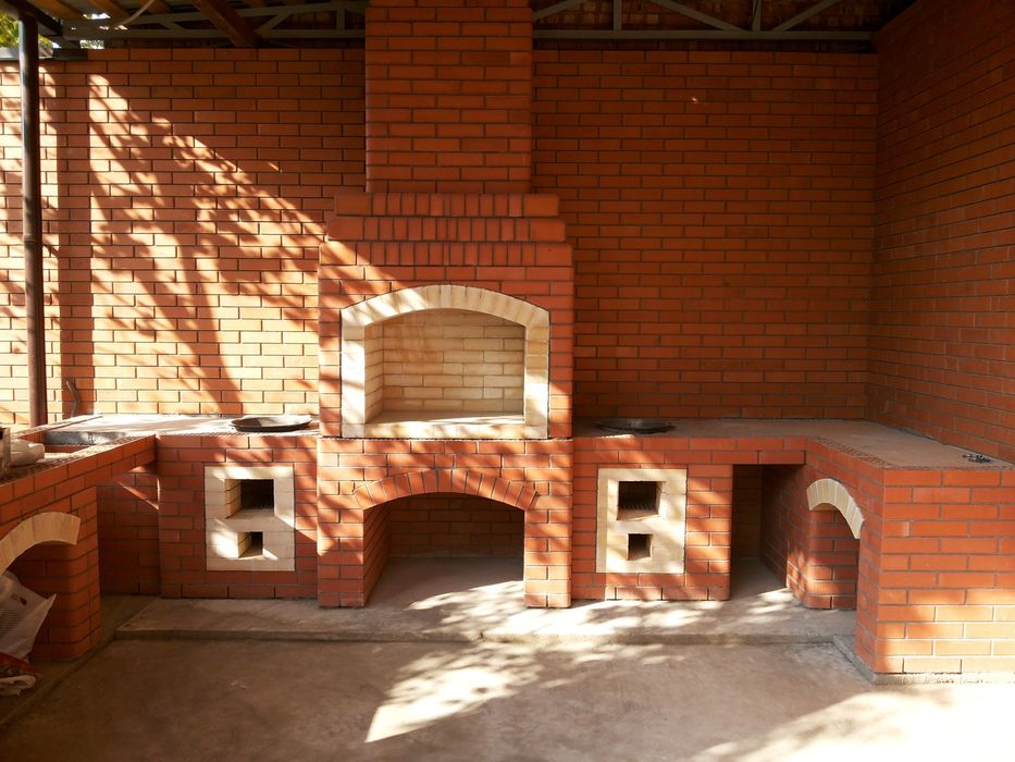БАРБЕКЮ. Камин. Летние кухни. ИЗ кирпича ОБЛИЦОВОЧНОГО