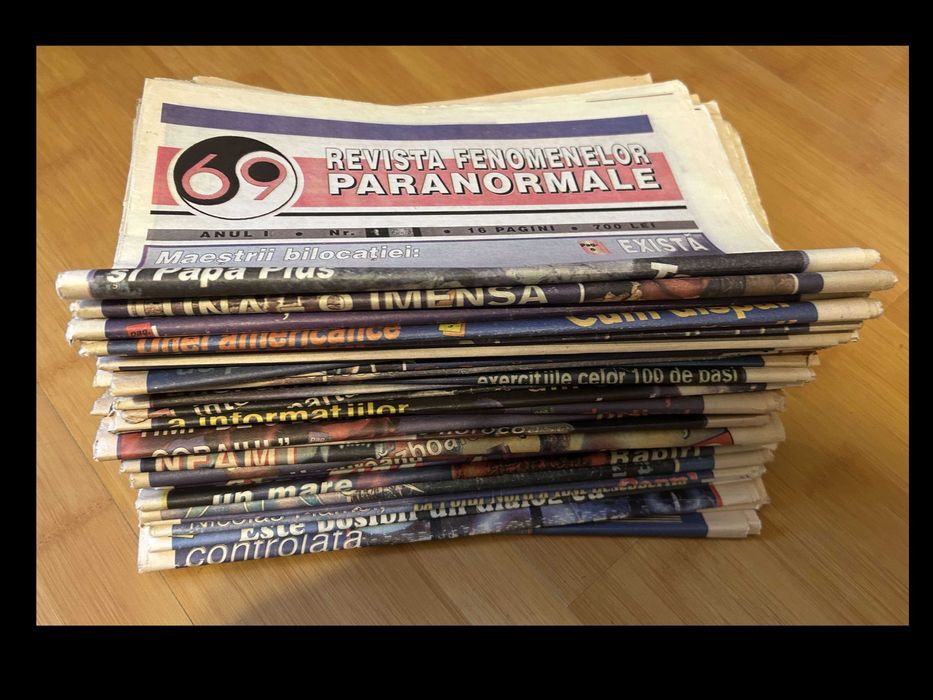 Vând ”Revista fenomenelor paranormale” și revista ”Dracula”