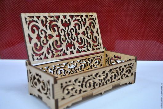 Шкатулка из дерева с узором или гравировкой | Подарок на никох / свадь