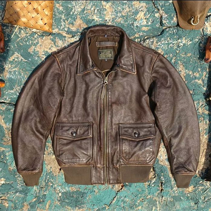 Кожанная куртка .