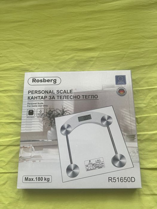 Електронна везна Rosberg – до 180 kg, неразпечатвана