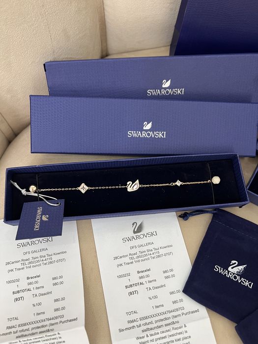 браслет swarovski s925