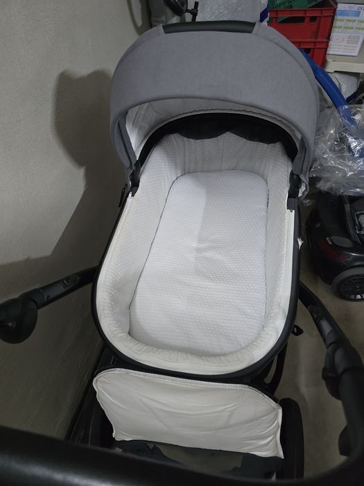 Бебешка количка 2 в 1 Tutis - UNO 5+, Grey