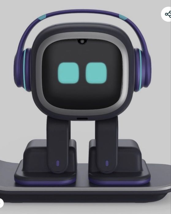 robot Emo AI living.ai emotional pet cu Chat GPT