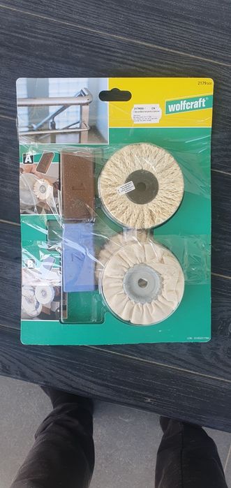 Set de lustruit Wolfcraft, profesional, 5 piese