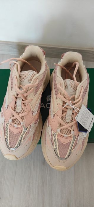 Sneakers Lacoste originali noi nr 40 damă chunky roz