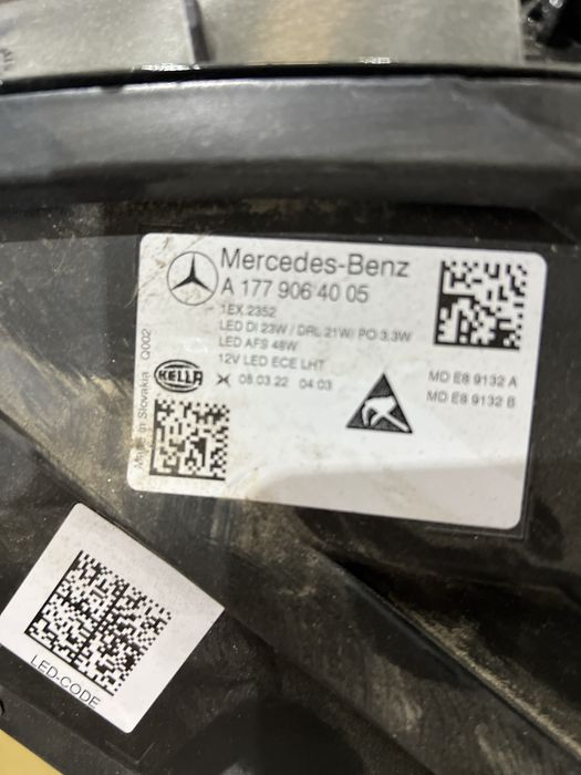 Far dr Mercedes A class W177 led high performance