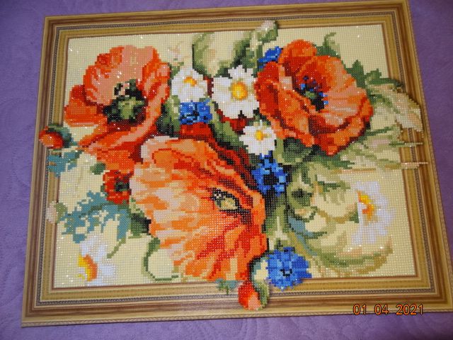 Мозаика (3 шт.) алмазная (готовая)