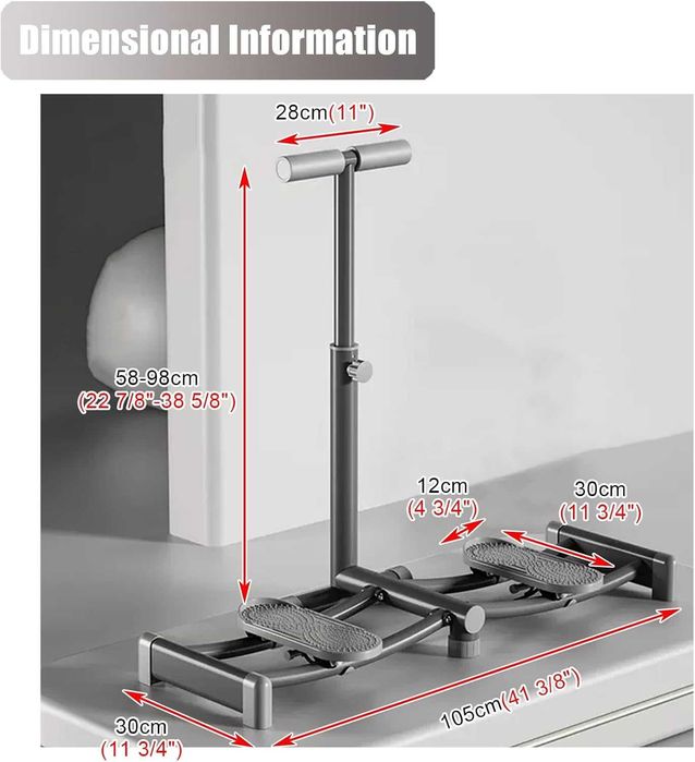 Aparat Pliabil pentru Picioare și Fitness, Exerciții