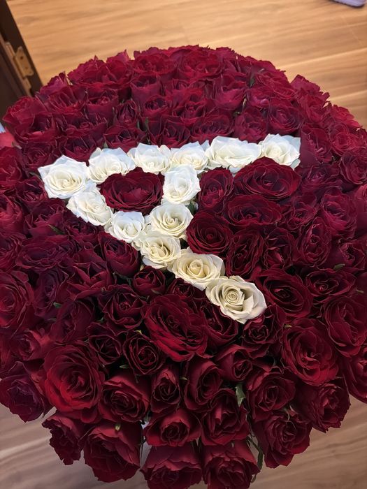 Букет с именем,цветы