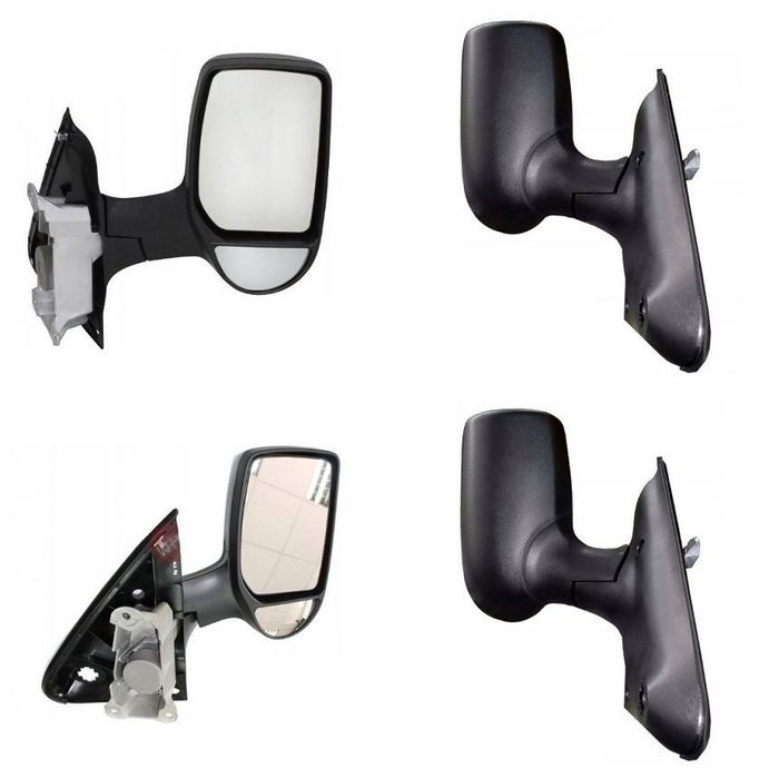 Oglinda exterioara Ford Transit/Tourneo (V347/8), 05.2006-04.2013, Transit (V184/5), 05.2000-04.2006, Dreapta, reglare manuala; carcasa neagra; geam convex; cromat; scurt, View Max