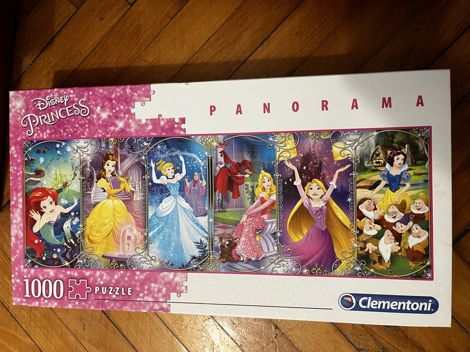 Puzzle Disney Princess Panorama – Clementoni, 1000 piese