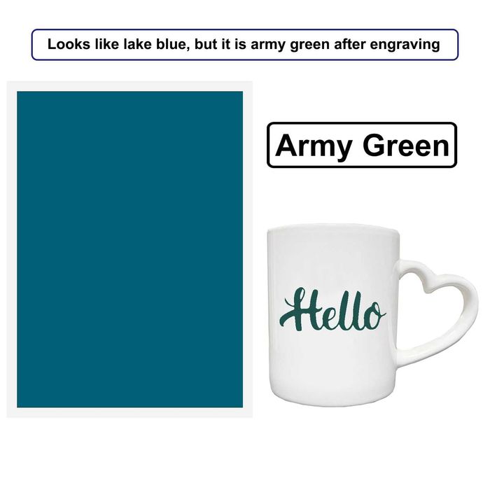 Цветна хартия фолио за цветно лазер лазерно гравиране