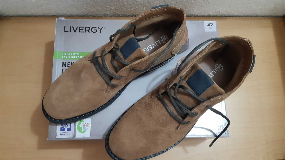 Нови мъжки боти естествена кожа