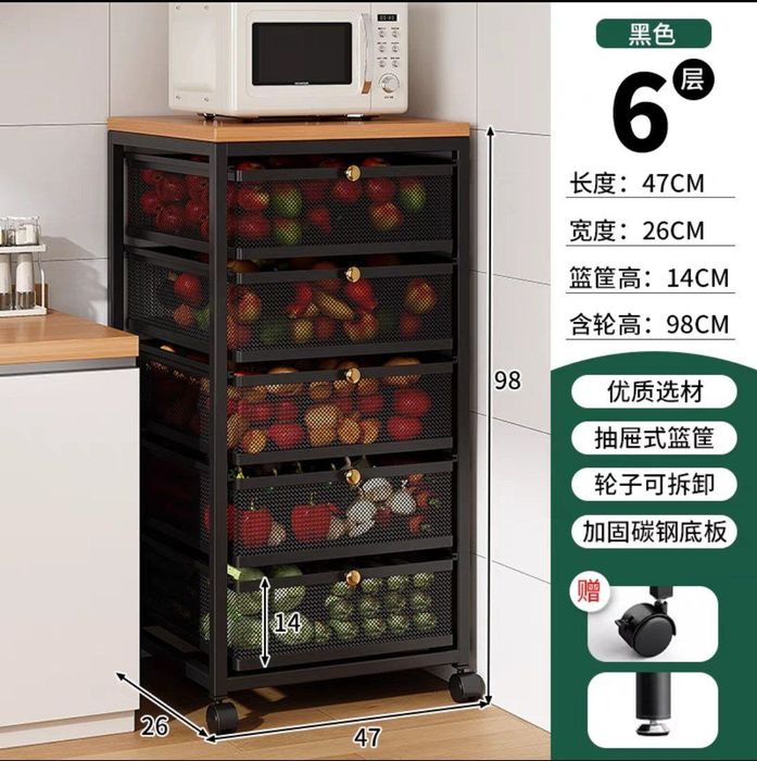 Железная полка этажерка для кухни