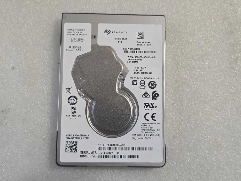 Hard disk laptop Seagate 1TB, SATA3, 5400RPM, 128MB ST1000LM035, 2.5"